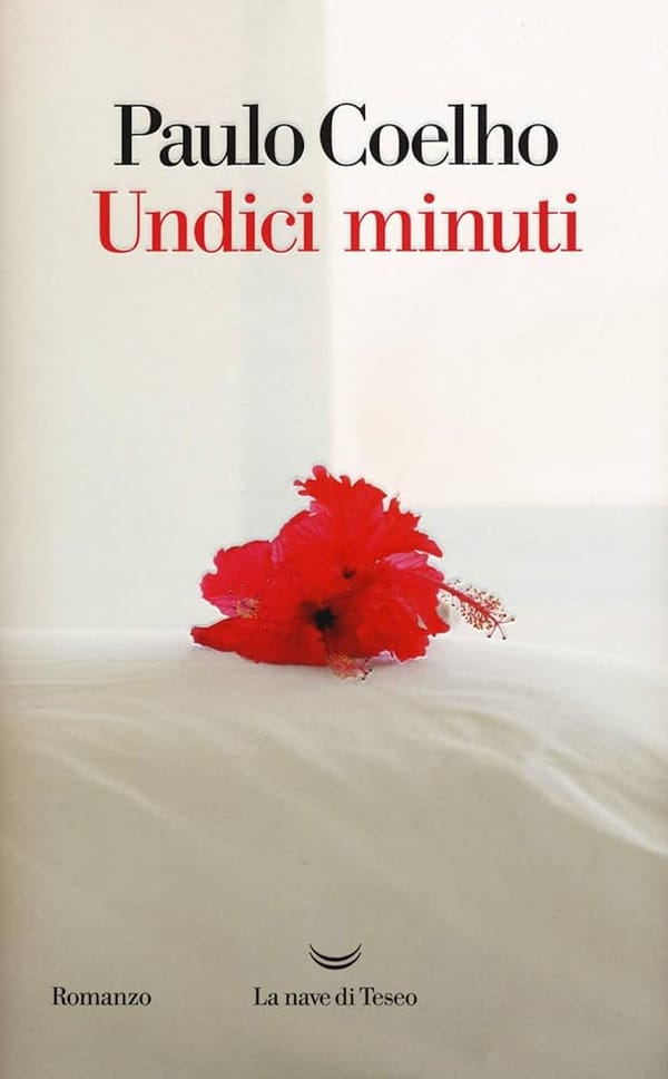 La copertina del romanzo di Coelho, Undici Minuti